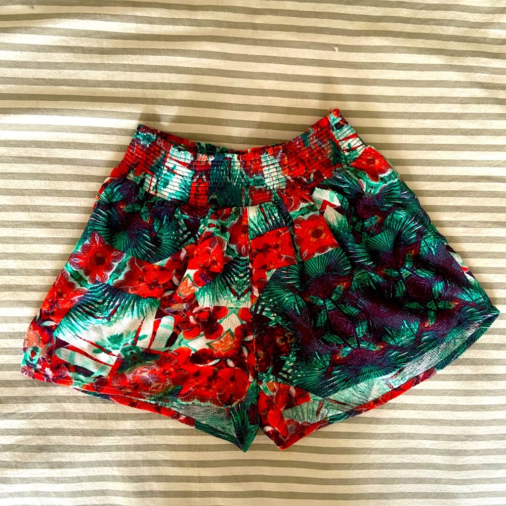 ***SOLD*** Floral High Waisted Shorts